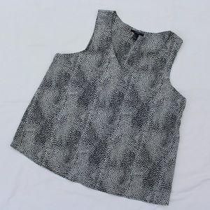 Forever 21 Black and White Blouse Tank